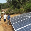 Installation of a hybrid system for productive use, India