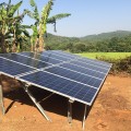 Installation of a hybrid system for productive use, India